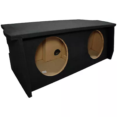 2007-UP Jeep Wrangler 2 Door Dual 12  Sub Box Subwoofer Enclosure With Amp Rack • $129.95