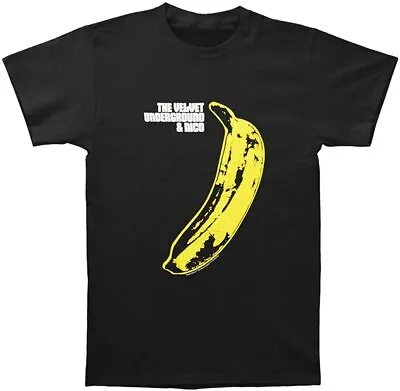 Authentic VELVET UNDERGROUND Andy Warhol No Signature Banana T-Shirt Black XL • $24.99