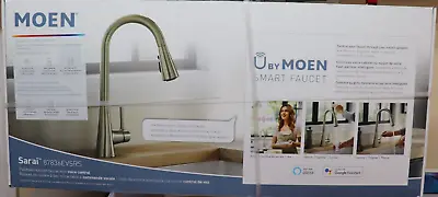U By Moen 87836EVSRS Sarai Smart Home Stainless Kitchen Sink Water Faucet NEW • $265