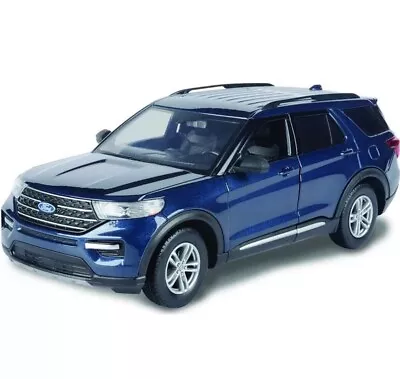 MotorMax 2022 NEW•1/24 Ford Explorer XLT SUV Diecast Car•Dark Blue•79378•BOXED • $16.99