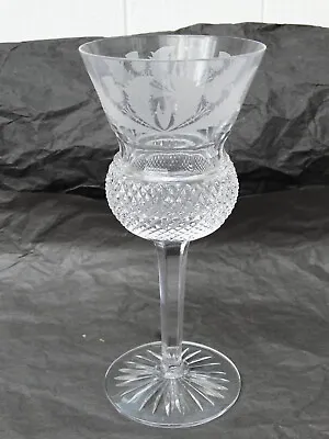 £49.99 • Buy Edinburgh Crystal Thistle Glass Hock Wine 17cm 6 3/4   Signed Rare