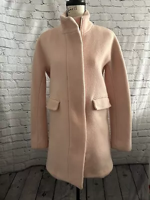 J Crew Soft Pink Stadium Cloth Nello Gori Wool Blend Jacket Coat Size 6T • $69.99