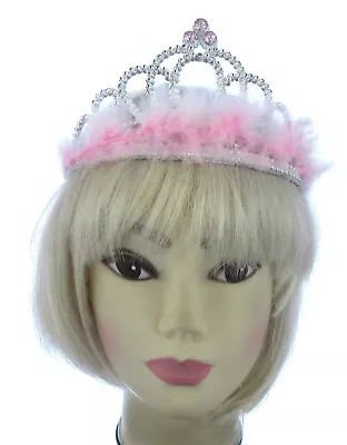 PINK  TIARA FOR DRESS UP AND PLAY  FANCY DRESS -od • £4.99