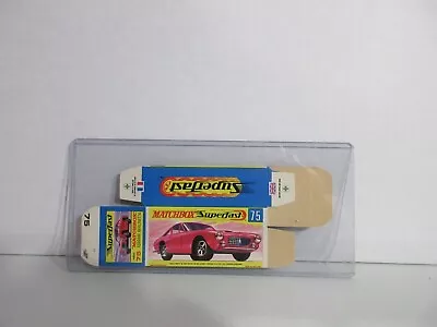 Matchbox Superfast 75 Ferrari Berlinetta G Box Unfolded In Sleeve • $83.51