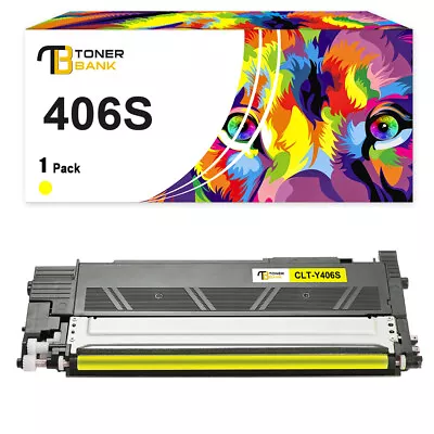 Toner Compatible For Samsung Xpress C410W C460W CLP-360 365W 365 CLT-406S Yellow • £10.99