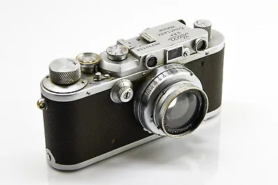 Leica IIIa 35mm Rangefinder Camera With Summar 5cm F2 • $1250