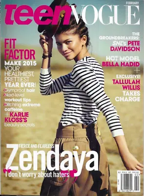 $13.45 • Buy Teen Vogue Magazine Zendaya Bella Hadid Pete Davidson Tallulah Willis Style .