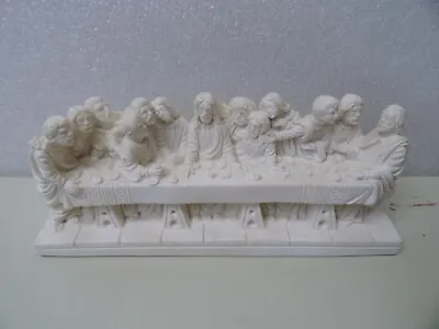 Vintage Italian Resin Religious ‘Last Supper’ Sculpture By A Giannetti • £14.48