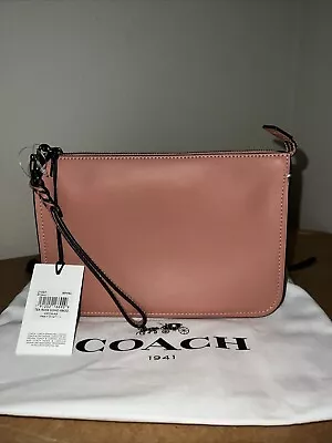 NWT Coach 1941 Soho Crossbody Clutch 21037 Tea Rose Glovetanned Leather Melon • $188