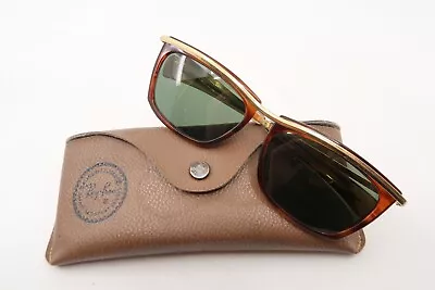 Vintage B&L Ray Ban Olympian II Sunglasses W/case Etched BL Made In USA • £19.88