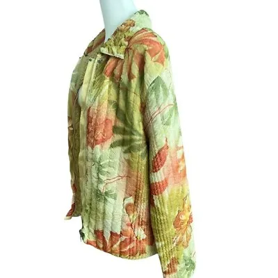UBU Reversible Jacket Puff Crinkle Print And Solid Lightweight Packable - Size L • $39