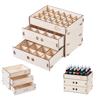 OPHIR Wooden Paint Rack Pigment Rack Tattoo Ink Storage Holder Modular For DIY • $20.98