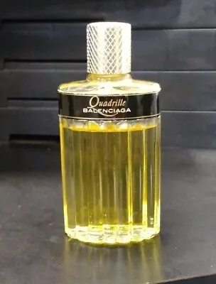 VTG 70's Quadrille Balenciaga France 1 3/4 Oz 50 Ml EDT Splash 80% Full • $116.31