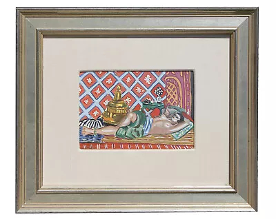 Henri Matisse  Odalisque Sur Fond Rouge  Pochoir Hand Painted W/COA Signed 1929 • $2995