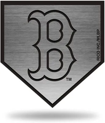 Boston Red Sox Auto Emblem Decal Premium Solid Metal Antique Nickel Design... • $16.79