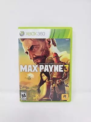 Max Payne 3 (Xbox 360 2012) Complete With Manual Tested/Working • $7.99