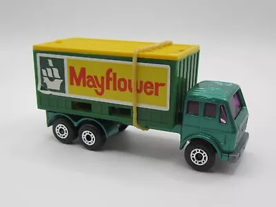 Matchbox Superfast No.42 Mercedes Container Truck 'MAYFLOWER' - Purple Windows • £18