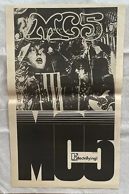 1969 MC-5  Kick Out The Jams  Elektra Record Promo Lg Ad • $50