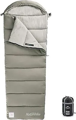 Naturehike Hooded Cotton Sleeping Bag | 3-Season | Lightweight & Portable • £45