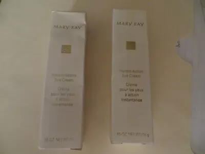 Mary Kay Instant Action Eye Cream 1168   .65 Oz  LOT OF 2 NIB NOS • $39