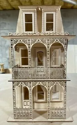 St. Charles French Quarter Dollhouse 1:24 Scale Kit • $208