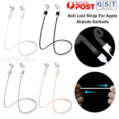 Anti Lost Strap String Rope Soft Silicone Holder Cord For Airpods Pro Earbuds • $2.04