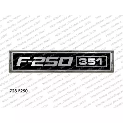 #723 - #731 Suit Ford F-250 351 Late Others Available • $37