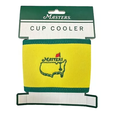 2024 Masters Yellow Cup Cooler Koozie Augusta National Masters Golf Tournament • $25