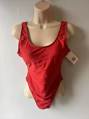 Women’s Designer Zaful Size Small Uk 8 Red Swimsuit Swimwear New Tags Summer • £6.99