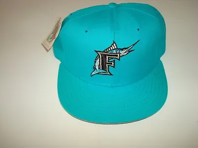 Florida Marlins New Era 1994 Deadstock Vintage 90s  Script Hat Cap Fitted 7 1/8  • $30