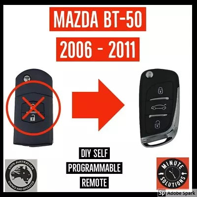 $40.23 • Buy Fits Mazda Bt50 Bt 50 Complete Car Remote Flip Key 2006 2007 2008 2009 2010 2011