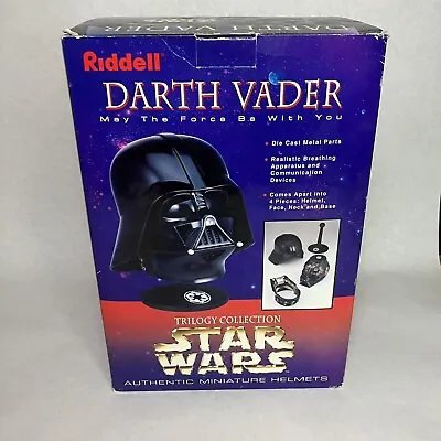 Star Wars Trilogy Collection Riddell Darth Vader Mini Helmet 1997 • $74.99