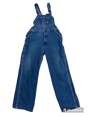 Real Work Wear Denim Blue Overalls 34 X 28 • $24.50