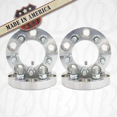 4 New Ford Mustang 1994-2014 5x4.50 1  Wheel Spacer Adapter 1/2 Studs & Lug Nuts • $158.03