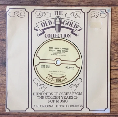 £2 • Buy The Honeycombs Have I The Right 7  Vinyl EX 1983 Release Old Gold 9289-A