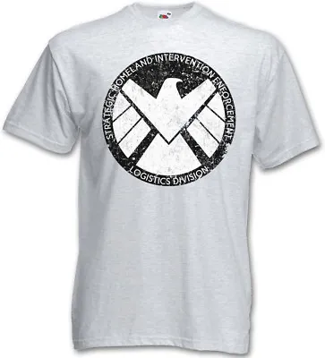 S.H.I.E.L.D. VINTAGE LOGO I T-SHIRT - Nick Marvel SHIELD Fury Hydra Comic Shirt • £23.94