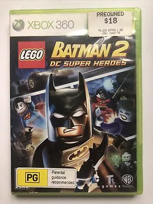 Lego Batman 2: DC Super Heroes Xbox 360 - With Manual - Telltale - Warner Bros • $10.99