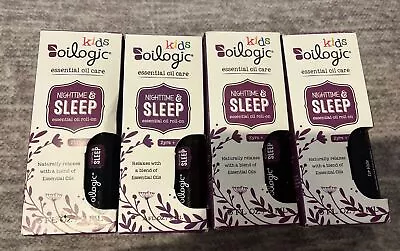 Lot Of 4 Oilogic Kids Nighttime & Sleep Essential Oil Roll On 3 Fl Oz 2 Years + • $20