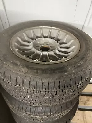 Mustang Turbine Wheels Bfgoodrich Radial Ta 5 Lug Wheels In Good Condition 5x5.5 • $800