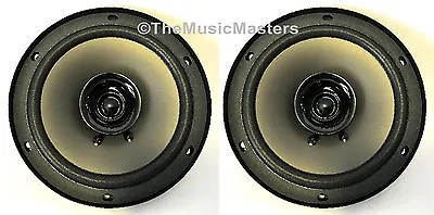 2X TWO 6  Inch Dual Cone Car Stereo Audio SPEAKER Factory OEM Style Replacement • $44.49