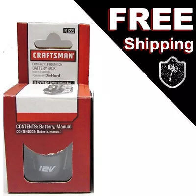 New - Craftsman Nextec 12v 12 Volt 320.11221 Diehard Lithium Ion Battery • $64.99