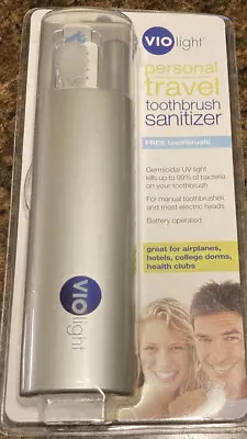 Vio Light Travel Toothbrush Sanitizer Model VIO200 Germicidal UV - New & Sealed • $27.95