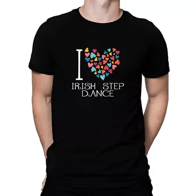 I Love Irish Step Dance Colorful Hearts T-Shirt • $28.99