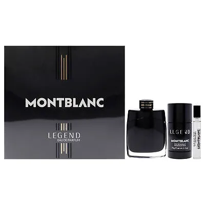 Mont Blanc Legend By Mont Blanc For Men - 3 Pc Gift Set • $62.72