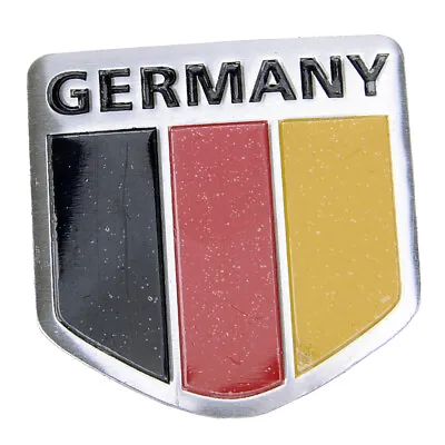 3D Aluminum Germany German Flag Car Emblem Badge Decal Sticker Fit For Audi VW • $6.46