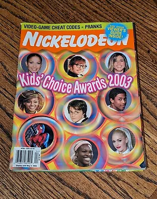 Nickelodeon Nick Magazine April 2003 Issue Kids Choice Awards Austin Powers 90's • $19.99