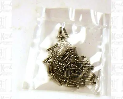 Miniature Hardware Parts Pack 50 Small Stainless Machine Screws 0-80 X 1/4 • $5.64