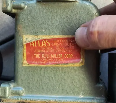 K.j. Miller Corp. Vintage Atlas Spray Pump Hoze Power Cord - Works • $40