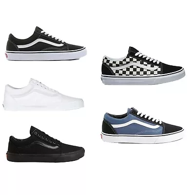 Vans OLD SKOOL Unisex Canvas Sneakers Mens & Womens Skateboard Shoes • $67.95