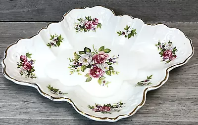 £14 • Buy Vintage Old Foley James Kent Staffordshire Harmony Rose Large Sweet Trinket Dish